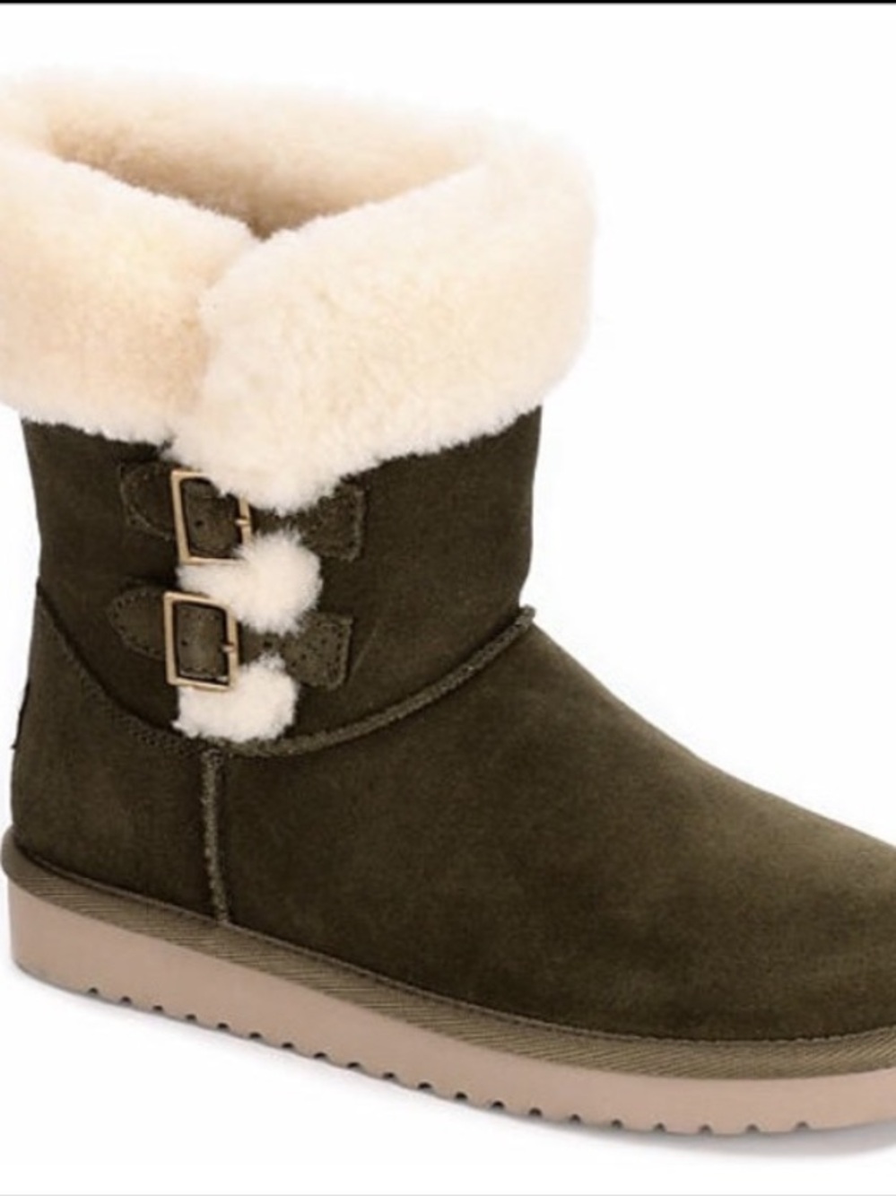 Koolaburra Uggs Sulana Short Boots Olive Green Perfect for fall! Women’s Size 9